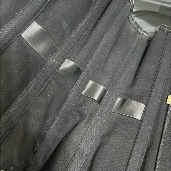 Corset Story - PVC Gothic Steampunk Bustier Burlesque Waist Training Size 28 - Picture 9 of 10